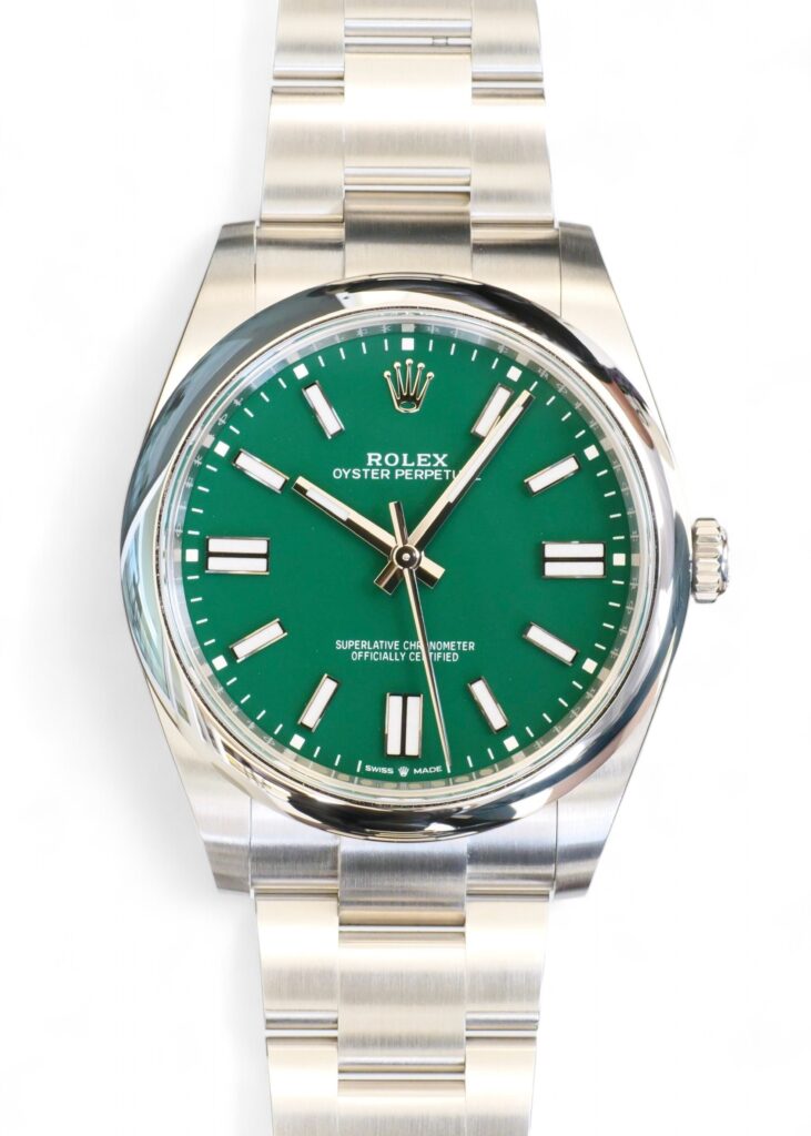 ROLEX OYSTER PERPETUAL 41 GREEN