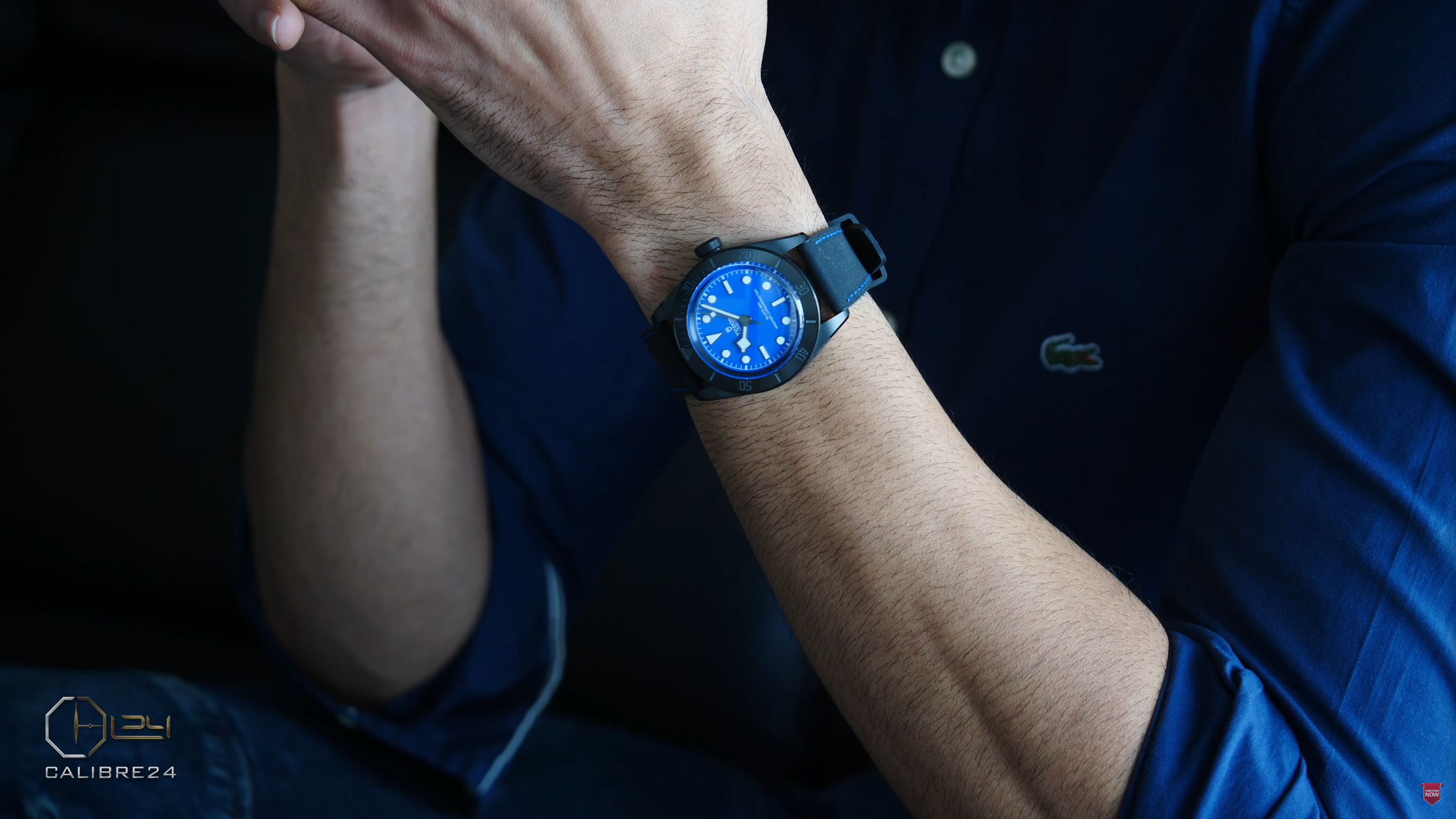 Tudor Black Bay Blue Ceramic on Wrist