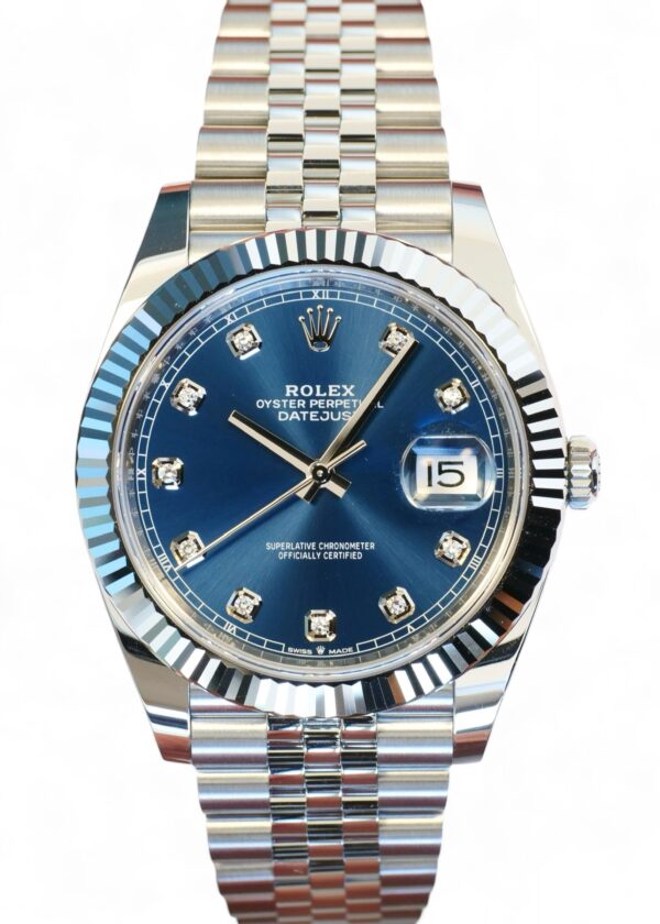 ROLEX DATEJUST 41 BLUE DIAMOND