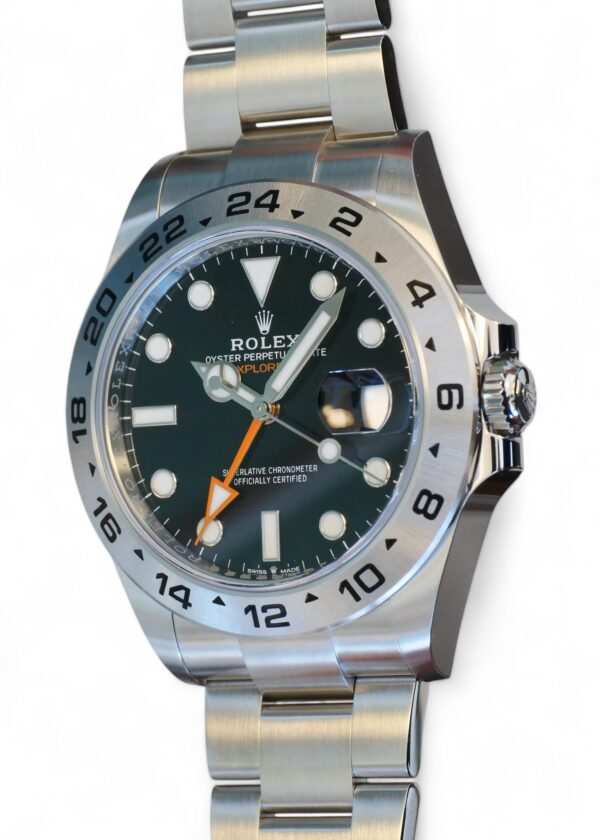 ROLEX EXPLORER II 50TH ANNIVERSARY 226570 ORANGE GMT HAND Calibre24 Luxury Watches