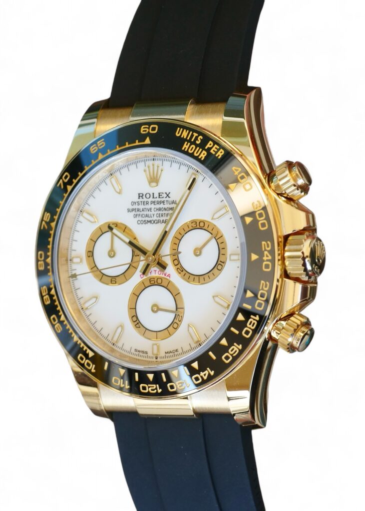 Rolex Daytona Yellow Gold 18ct white dial