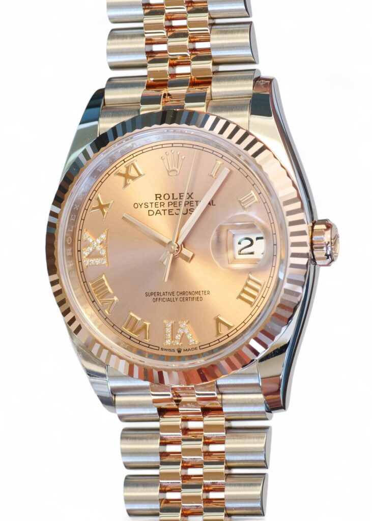 Rolex Datejust 36 Rose-colour dial