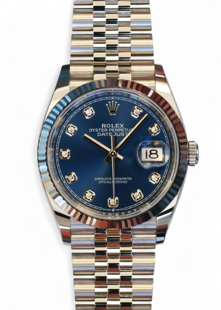 Rolex Datejust 36 blue diamond-set dial