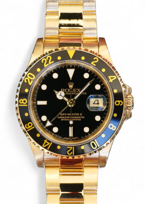 Rolex GMT Master II 18ct Yellow gold