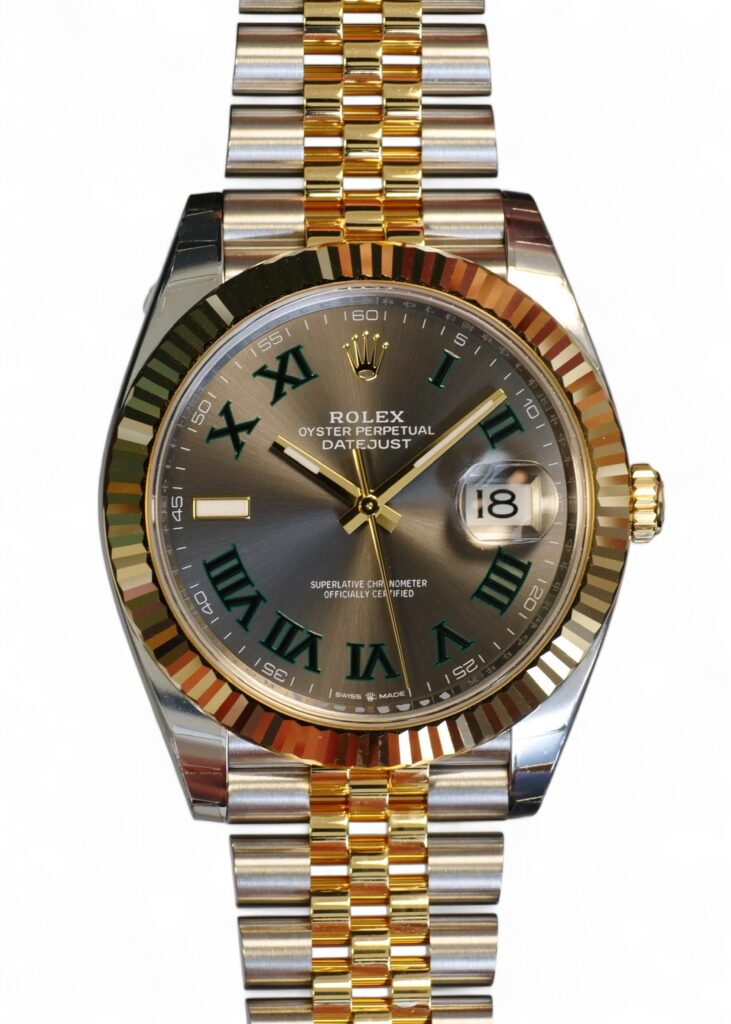 Rolex Datejust 41 Two Tone Wimbledon Dial