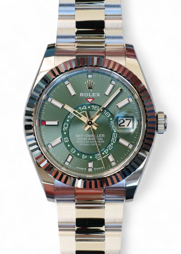 Rolex Sky-dweller mint green