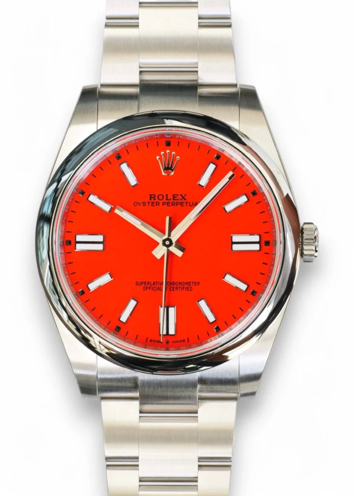 Rolex Oyster Perpetual 41 Coral Red