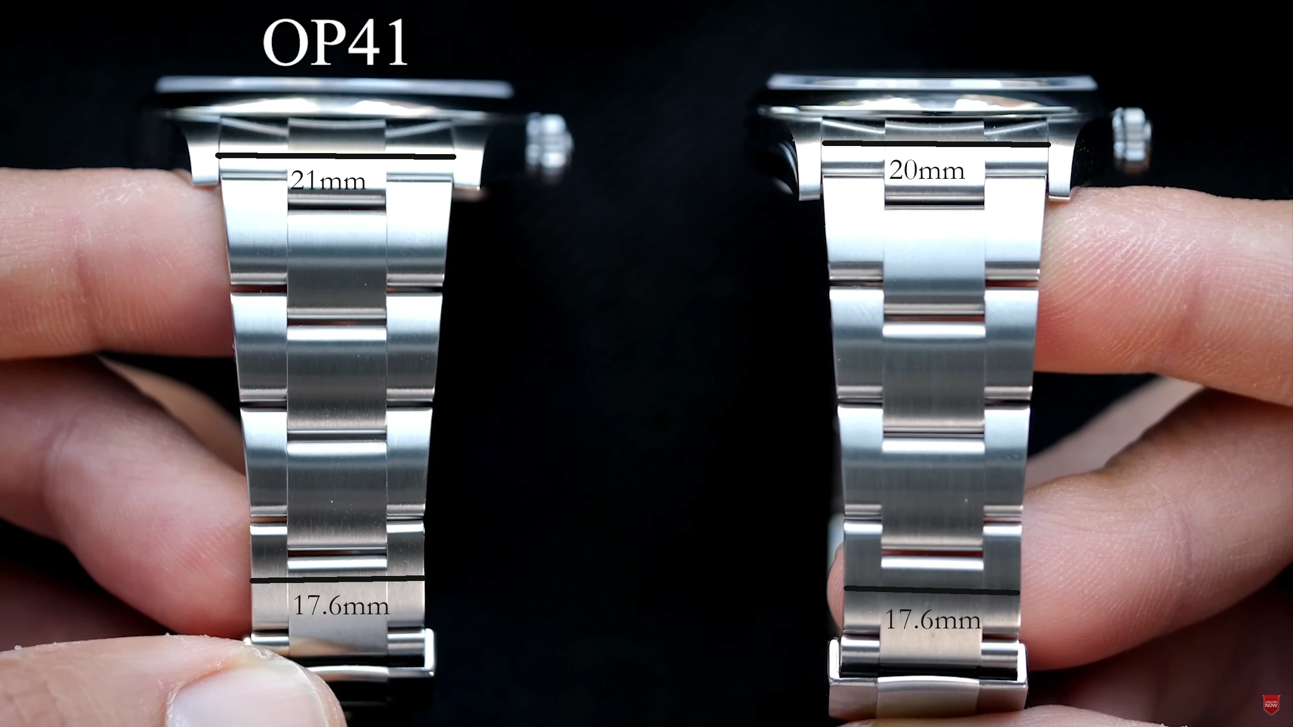 bracelet dimensions OP36 vs OP41